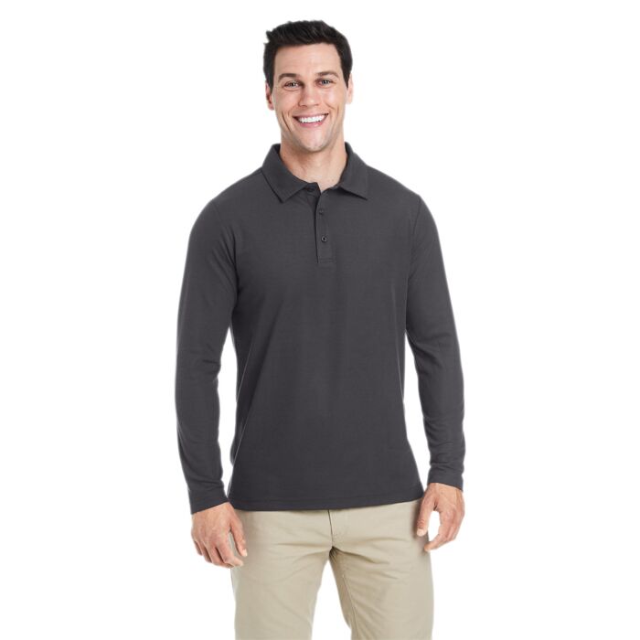 Men's Fusion ChromaSoft™ Long-Sleeve Pique Polo Thumbnail