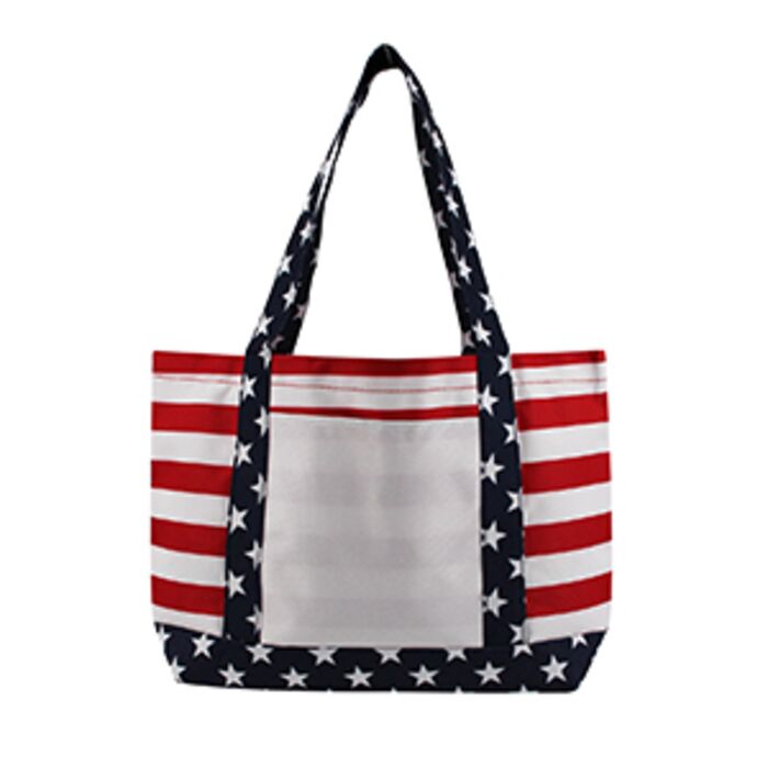 Patriotic Beach Tote Bag Thumbnail