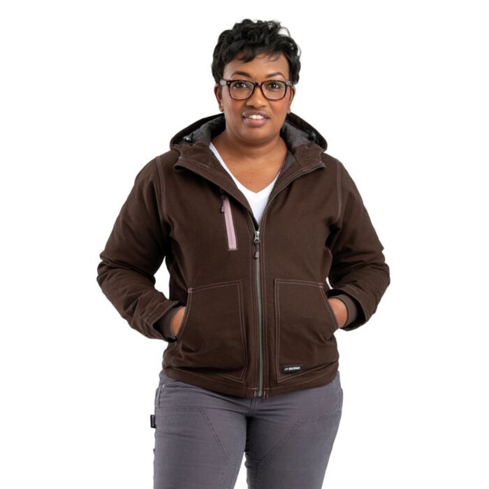 Ladies' Softstone Modern Full-Zip Hooded Jacket Thumbnail