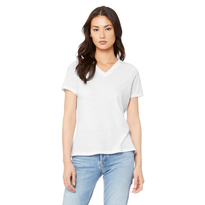 Ladies' Relaxed Triblend V-Neck T-Shirt Thumbnail