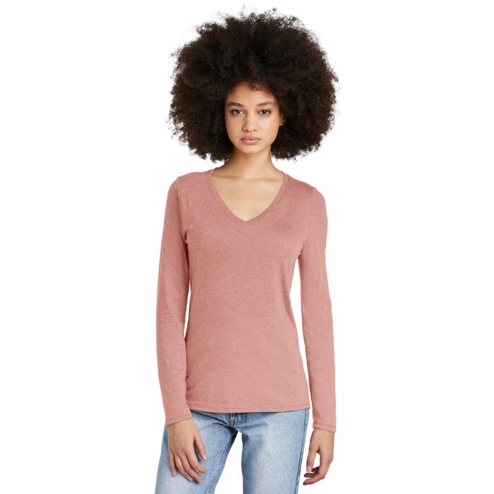 Women's Perfect Tri ® Long Sleeve V Neck Tee Thumbnail