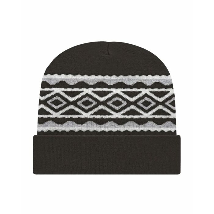 USA- Made Diamond Cuffed Beanie Thumbnail