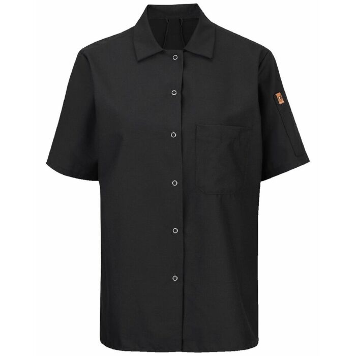 Women's Mimix™ Short Sleeve Cook Shirt with OilBlok Thumbnail