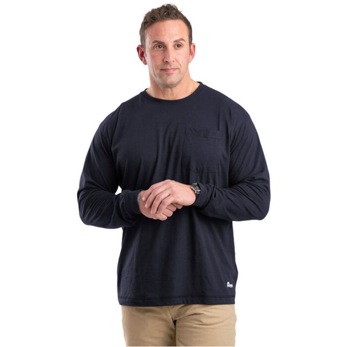 Tall Performance Long-Sleeve Pocket T-Shirt Thumbnail