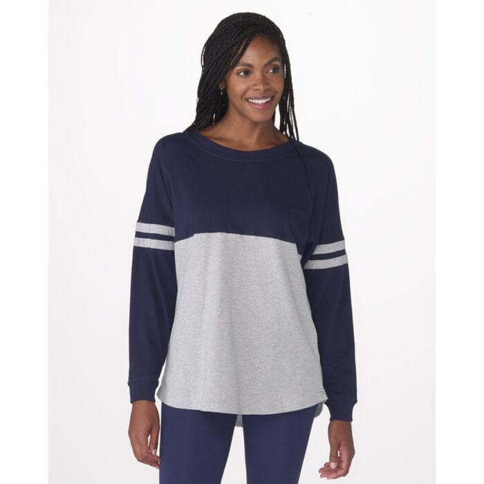 Ladies' Oversized Pom Pom Jersey Fleece Thumbnail