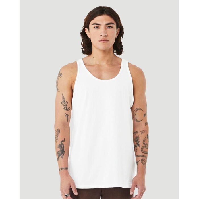 Unisex Heather CVC Tank Thumbnail