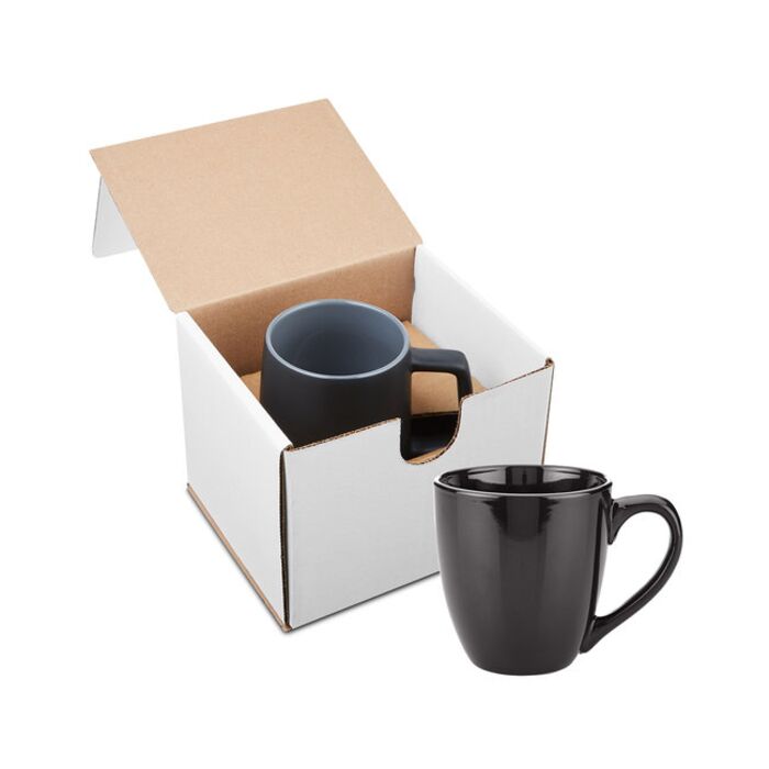 15oz Bistro Style Ceramic Mug Gift Set Thumbnail
