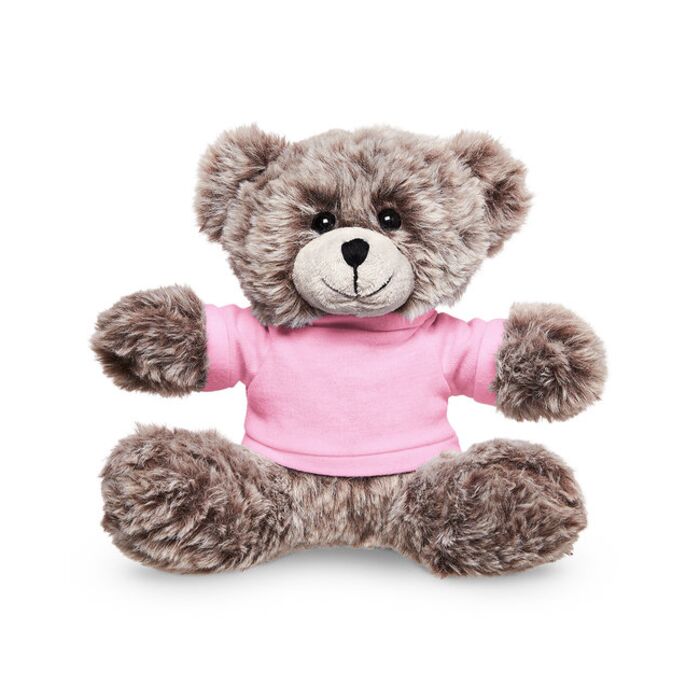 7" Soft Plush Bear With T-Shirt Thumbnail