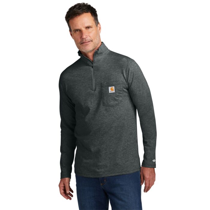 Force ® 1/4 Zip Long Sleeve T Shirt Thumbnail