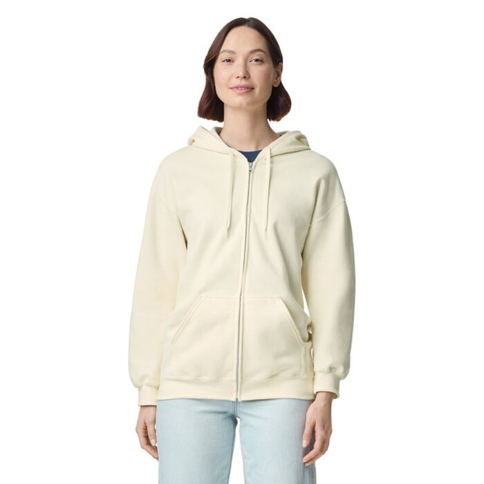 Unisex Softstyle Fleece Full Zip Hooded Sweatshirt Thumbnail