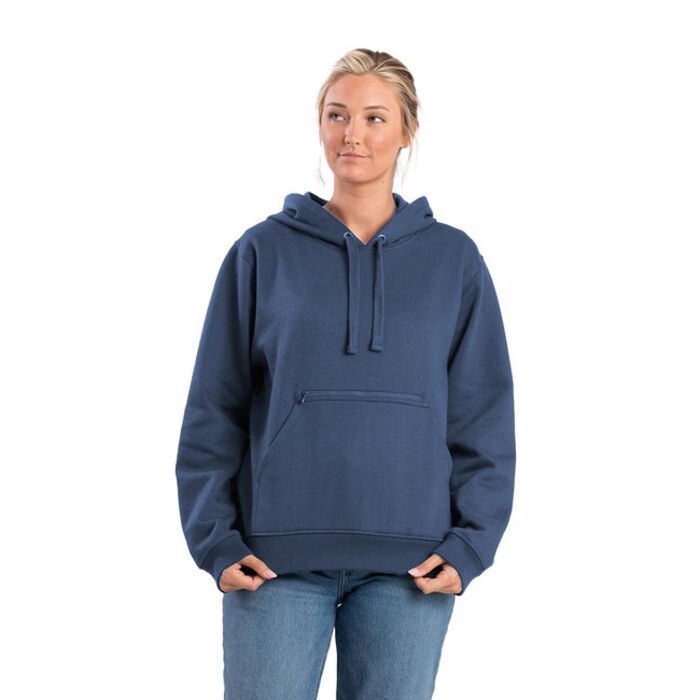 Ladies' Heritage Zippered Pocket Hooded Pullover Sweatshirt Thumbnail