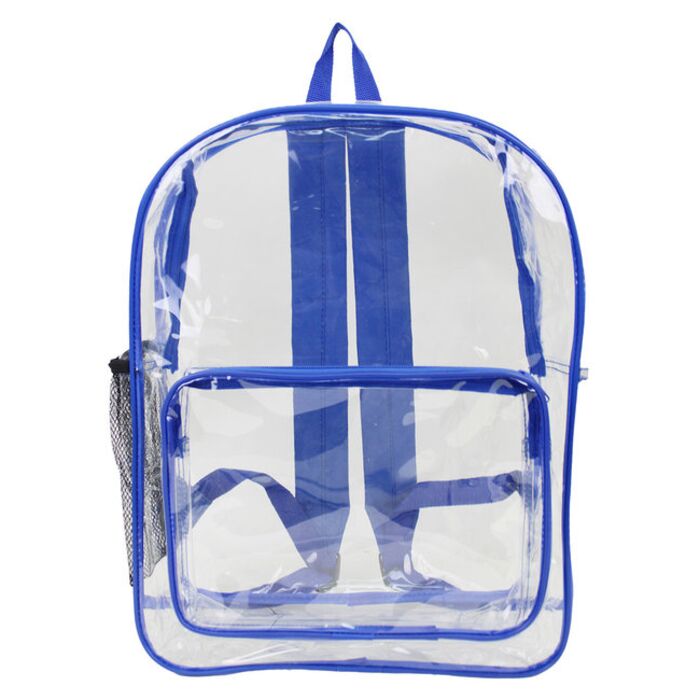 Large 17" Heavy Duty Clear Backpack Thumbnail