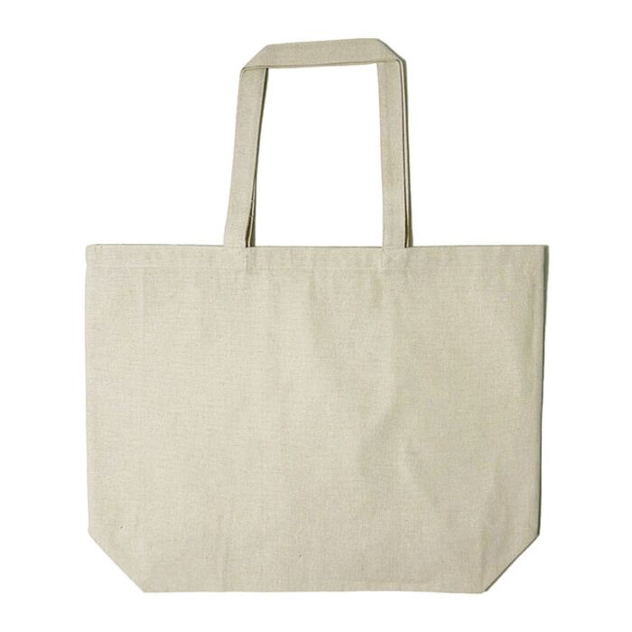 Jumbo Recycled Midweight Gusseted Canvas Tote Thumbnail