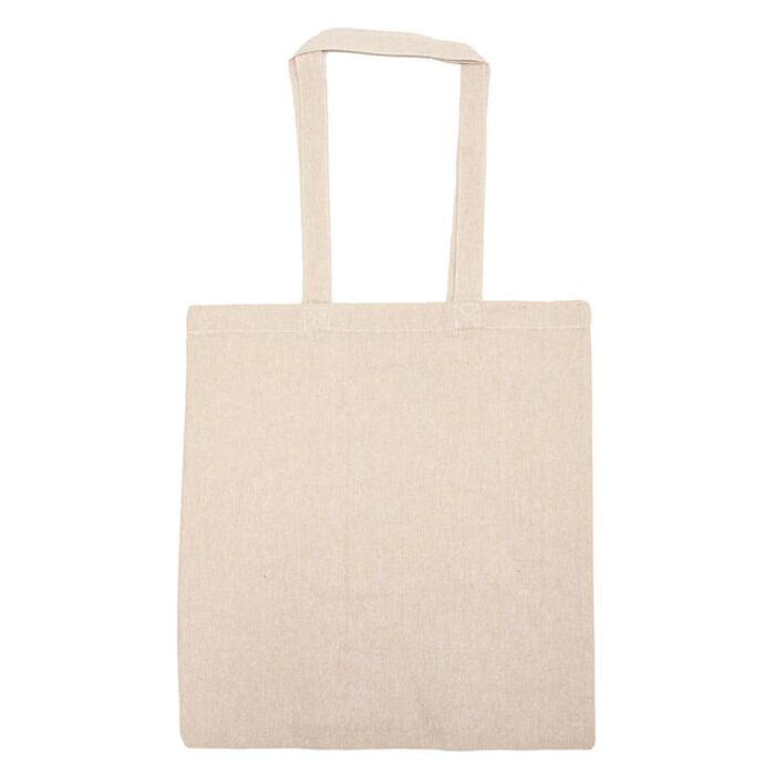 Lightweight Recycled Canvas Over the Shoulder Extended Handle Tote Bag Thumbnail
