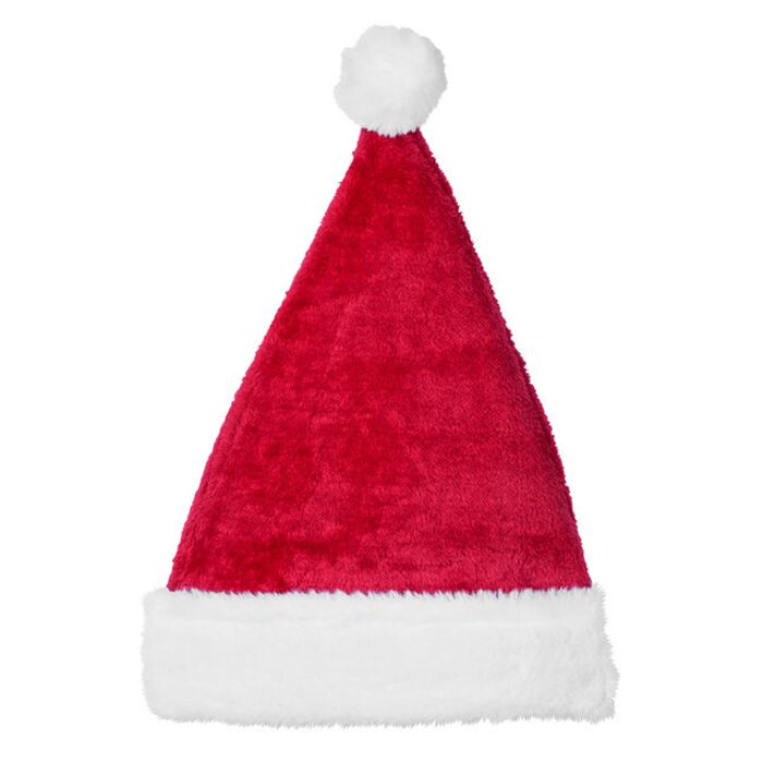 Holiday Christmas Plush Santa Hat Thumbnail