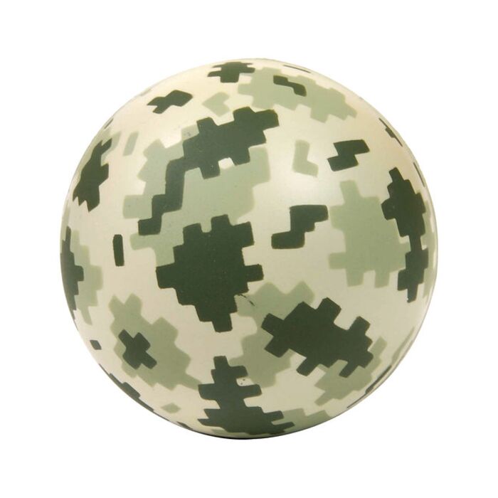 Digi Camo Round Stress Ball Thumbnail