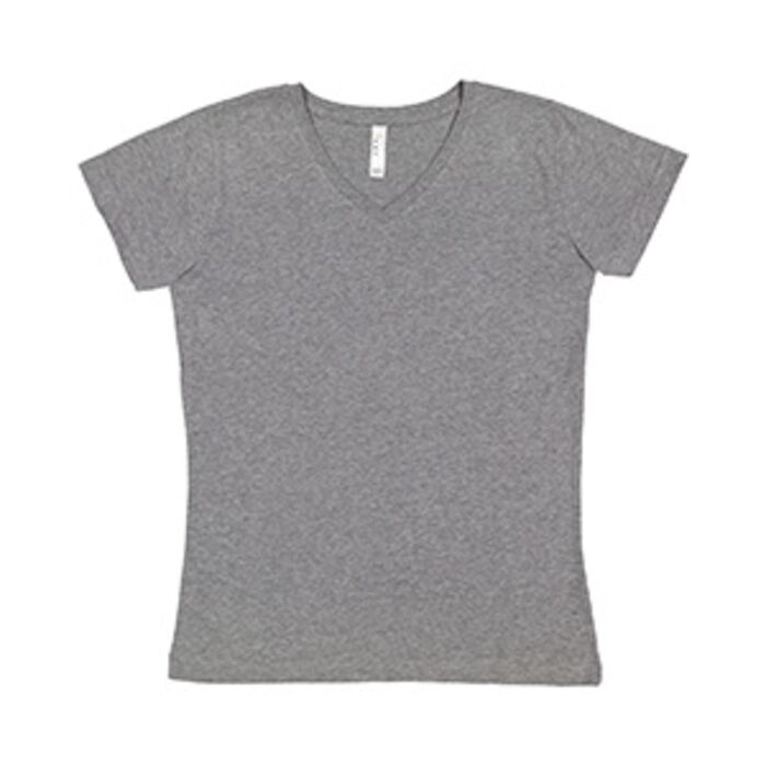 Ladies' V-Neck Fine Jersey T-Shirt Thumbnail