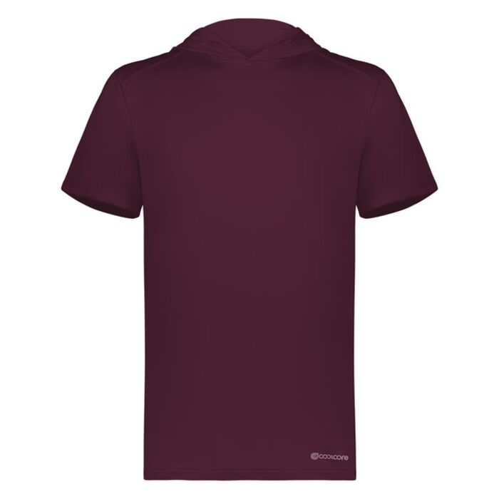 Adult Short Sleeve Hoodie Powered by Coolcore Thumbnail