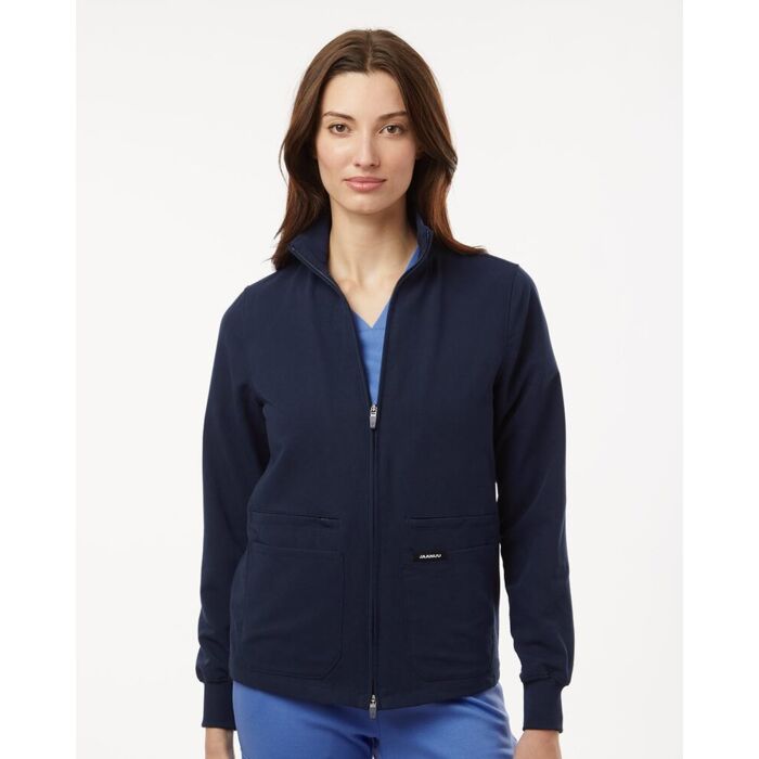 Women's Ceri Essential Full-Zip 6-Pocket Scrub Jacket Thumbnail