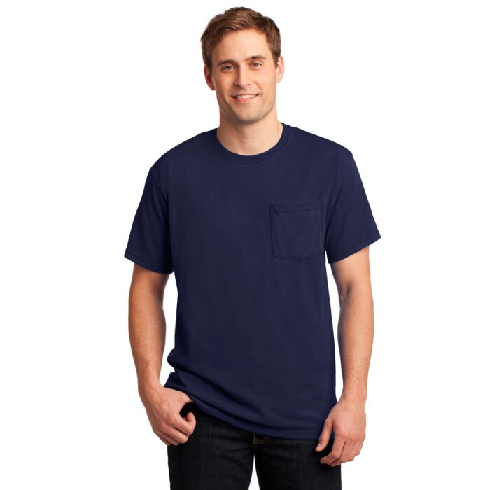 Dri Power ® 50/50 Cotton/Poly Pocket T Shirt Thumbnail