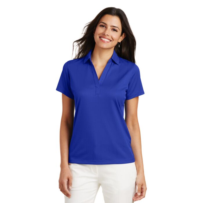 Women's Performance Fine Jacquard Polo Thumbnail