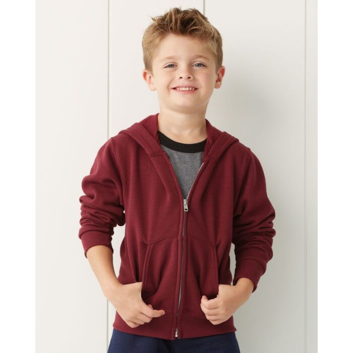 Youth NuBlend® Full-Zip Hooded Sweatshirt Thumbnail