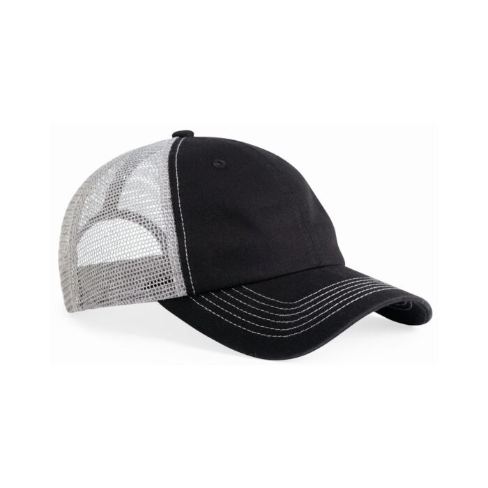 Contrast-Stitch Mesh-Back Cap Thumbnail