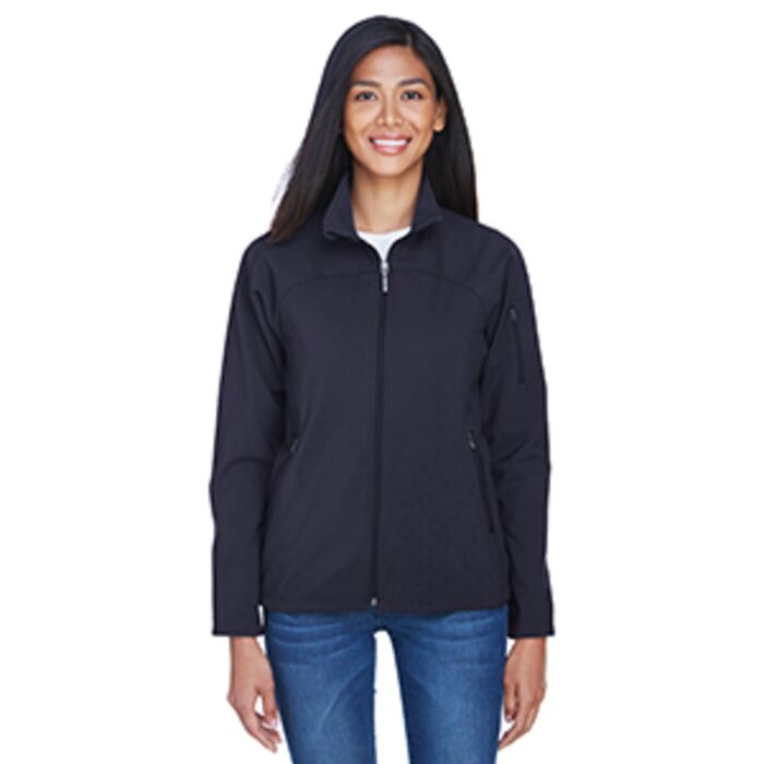 Ladies' Three-Layer Fleece Bonded Performance Soft Shell Jacket Thumbnail