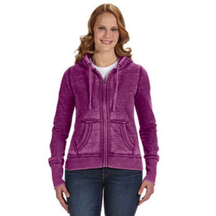 Ladies' Zen Full-Zip Fleece Hooded Sweatshirt Thumbnail