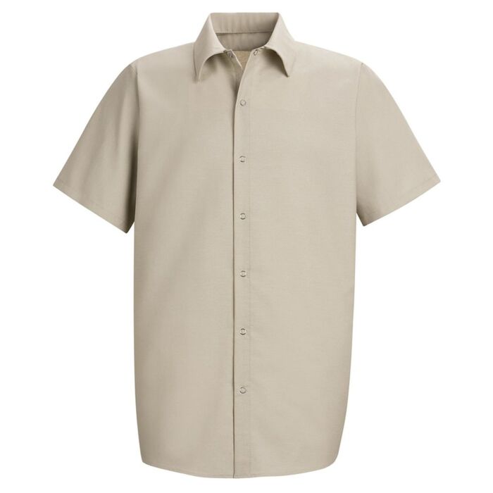 Men's Specialized Short Sleeve Pocketless Work Shirt Thumbnail