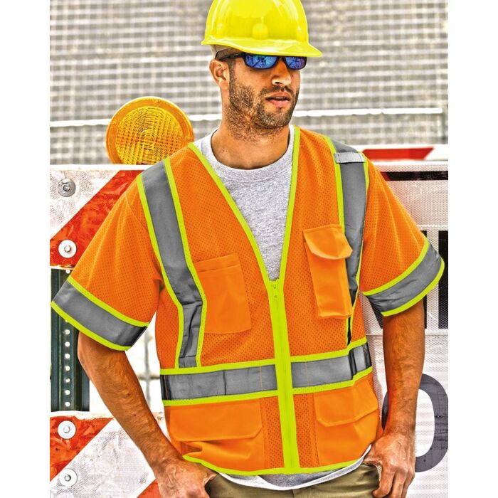 Unisex Ultra-Cool™ Six-Pocket Mesh Surveyor’s Vest Thumbnail