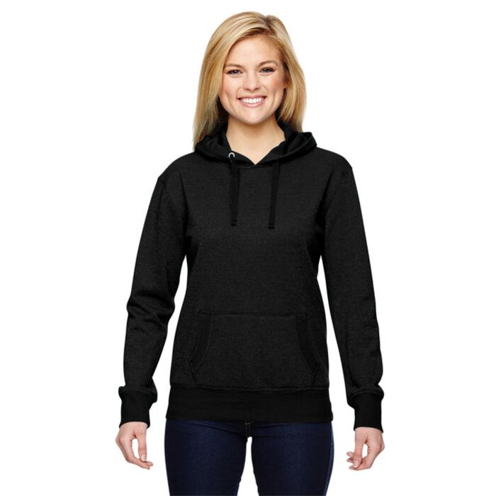 Ladies' Glitter French Terry Hooded Sweatshirt Thumbnail