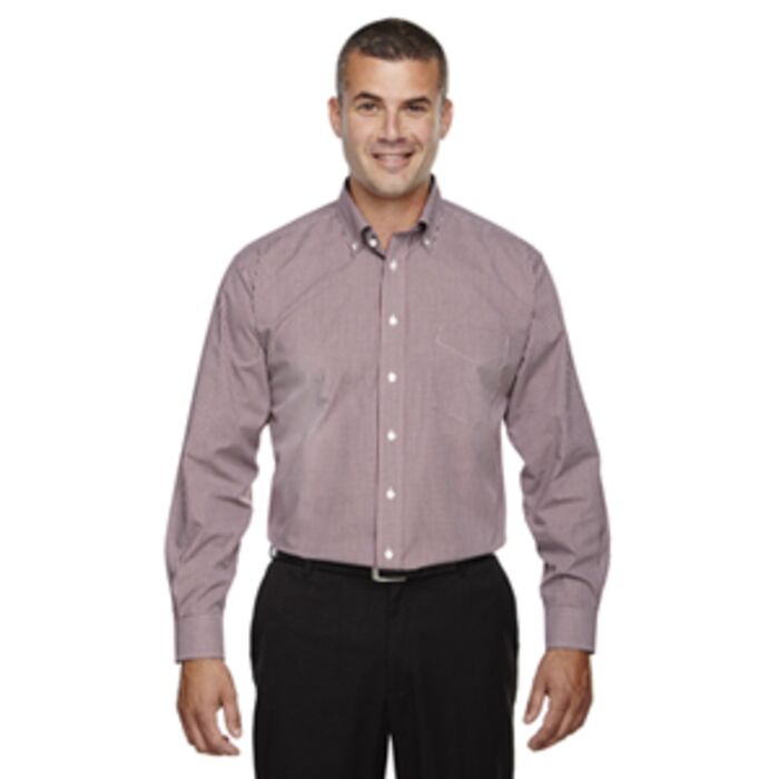 Men's Crown Collection® Gingham Check Woven Shirt Thumbnail