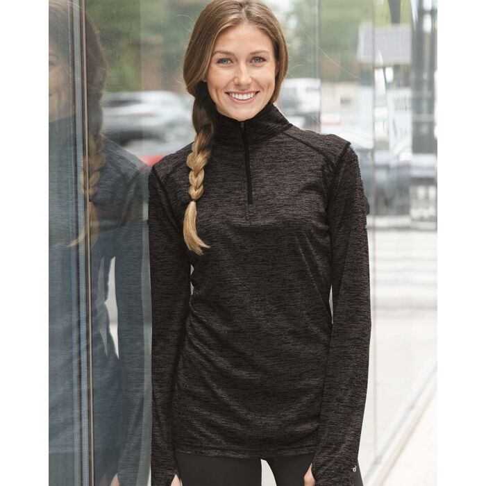 Women’s Tonal Blend Quarter-Zip Pullover Thumbnail