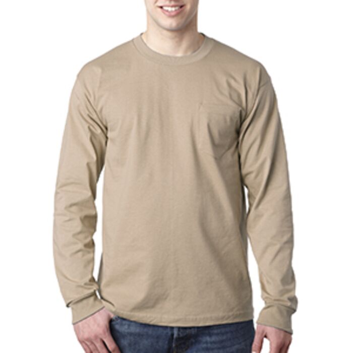 Adult USA Made Heavyweight Long-Sleeve Pocket T-Shirt Thumbnail