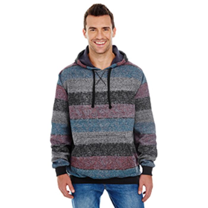 Men's Printed Stripe Marl Pullover Thumbnail