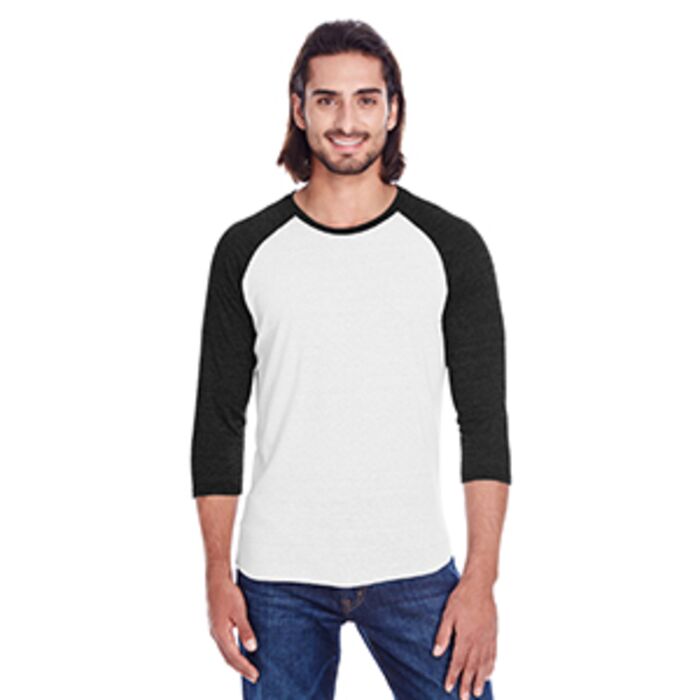 Unisex Triblend Three-Quarter Sleeve Raglan Thumbnail