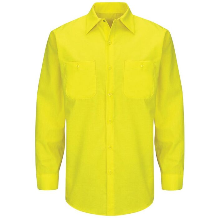 Men's Enhanced & Hi-Visibility Long Sleeve Work Shirt Thumbnail