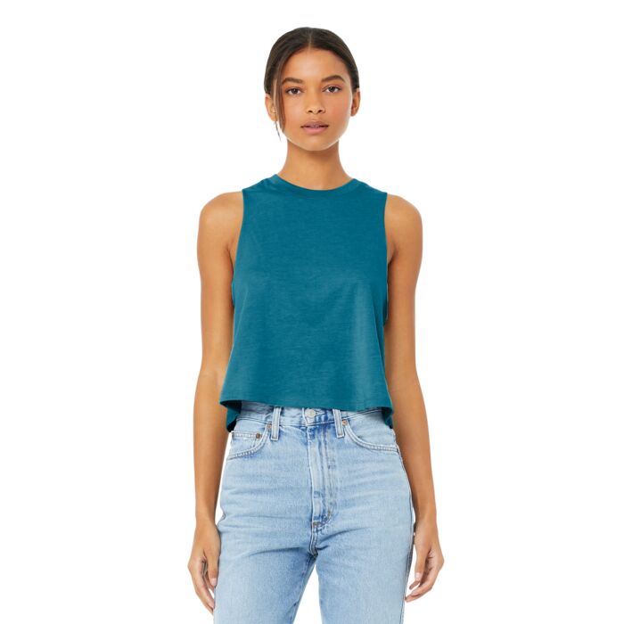 Women's Racerback Cropped Tank Thumbnail