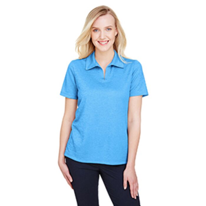 CrownLux Performance® Ladies' Address Melange Polo Thumbnail