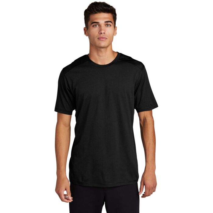 PosiCharge ® Tri Blend Wicking Draft Tee Thumbnail