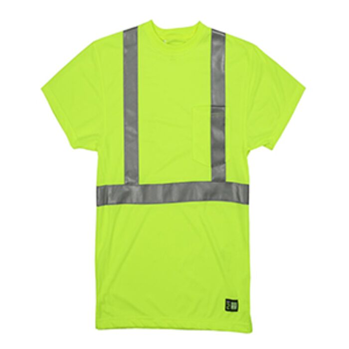 Men's Tall Hi-Vis Class 2 Performance Short Sleeve T-Shirt Thumbnail