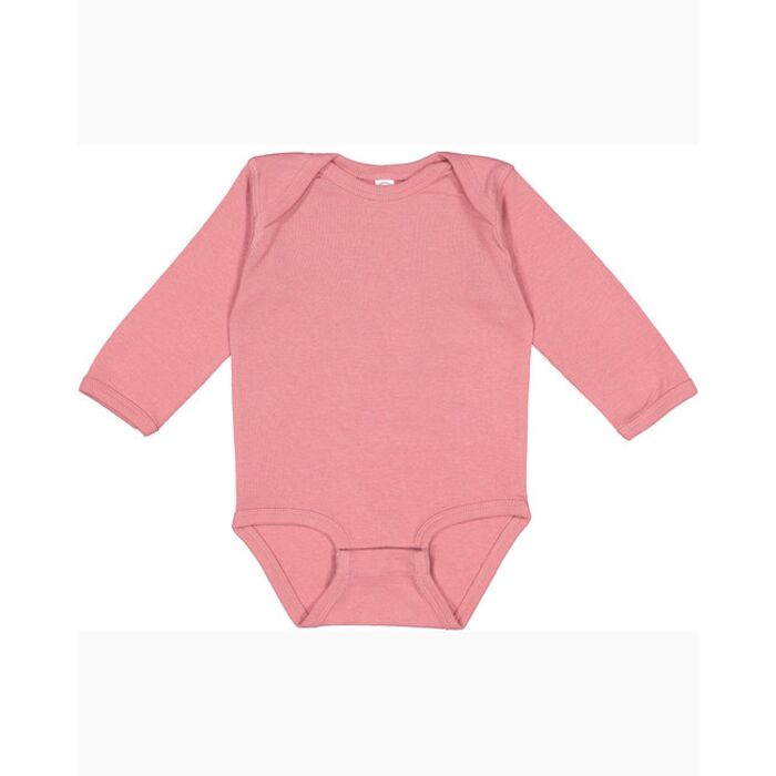 Infant Baby Rib Lap Shoulder Long Sleeve Creeper Thumbnail