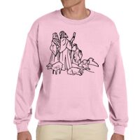 Heavy Blend™ 8 oz., 50/50 Fleece Crew Thumbnail