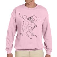 Heavy Blend™ 8 oz., 50/50 Fleece Crew Thumbnail