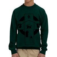 Heavy Blend™ Youth 8 oz., 50/50 Fleece Crew Thumbnail
