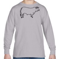 Heavy Cotton™ Youth 5.3 oz. Long-Sleeve T-Shirt Thumbnail
