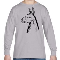 Heavy Cotton™ Youth 5.3 oz. Long-Sleeve T-Shirt Thumbnail