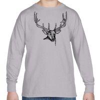 Heavy Cotton™ Youth 5.3 oz. Long-Sleeve T-Shirt Thumbnail