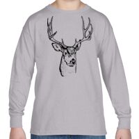 Heavy Cotton™ Youth 5.3 oz. Long-Sleeve T-Shirt Thumbnail